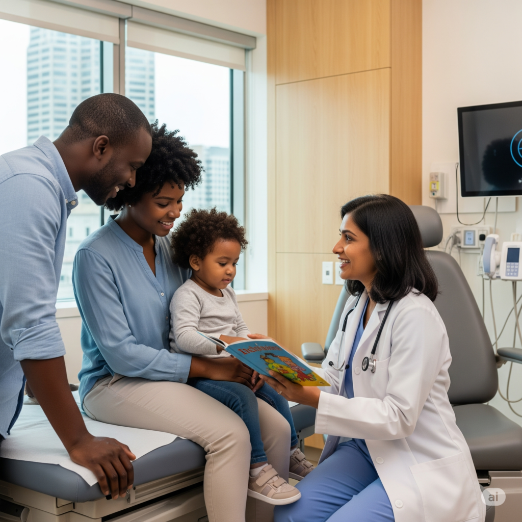 Doctor consulting a patient